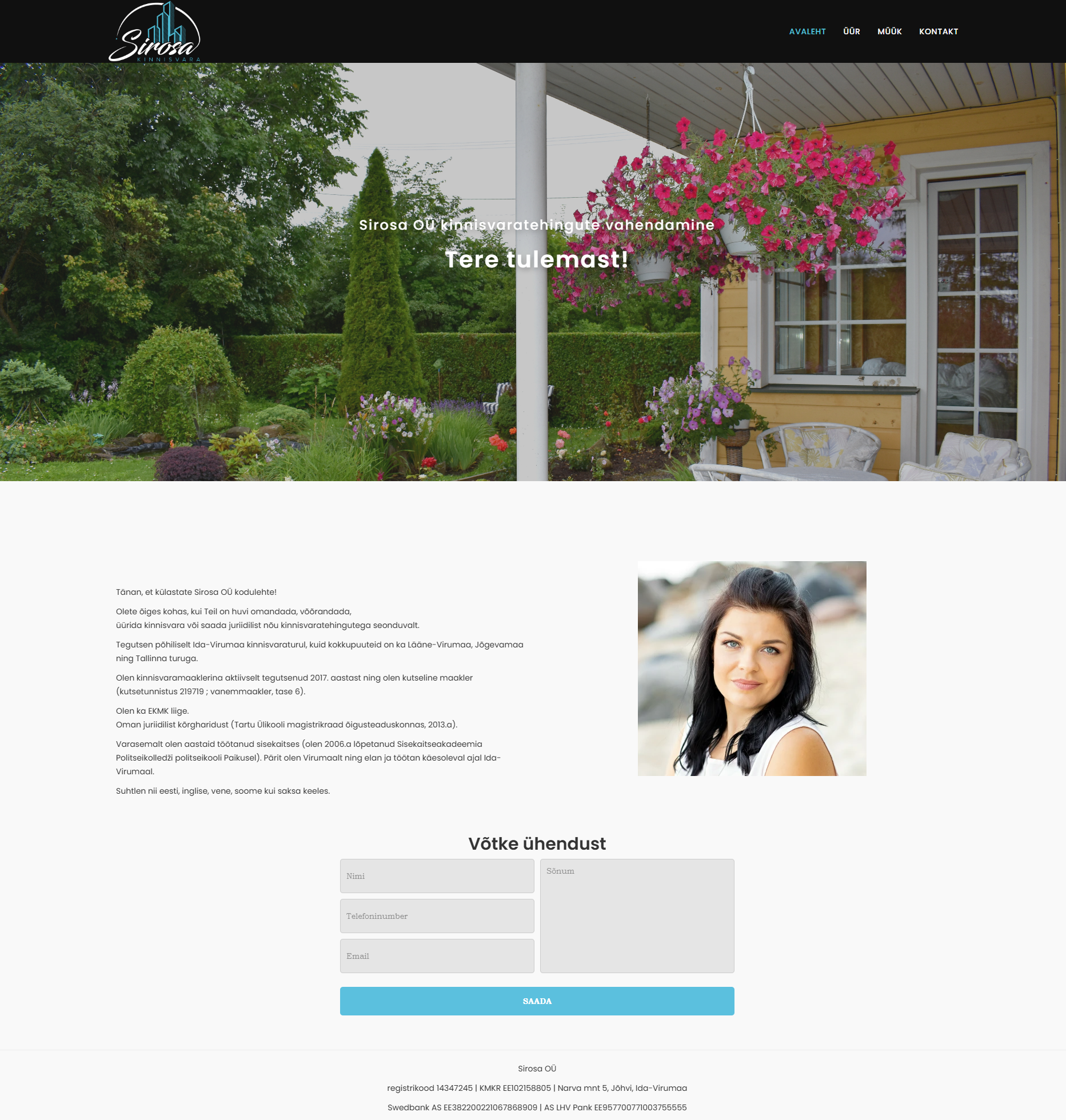 Website Sirosa OÜ